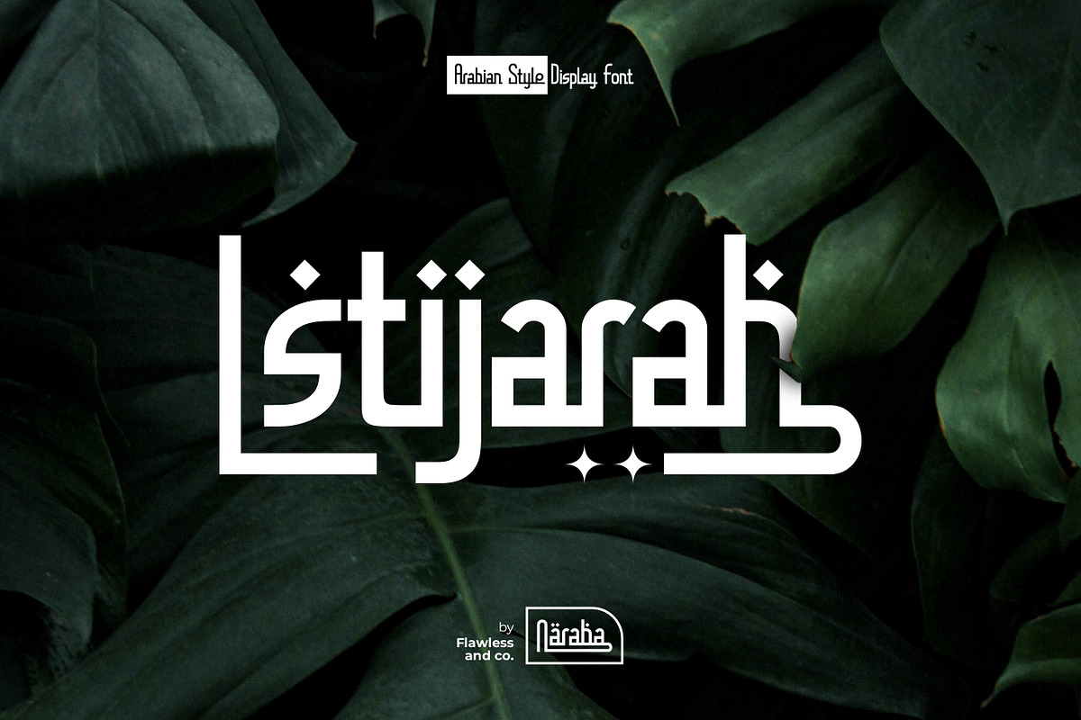Naraba - Ramadhan Arabic Font,, a Handwritten Font by Flawless And Co (Photo 3 of 10)