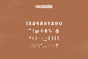 Oceania - Mesmerizing Typeface, a Font by HipFonts (Thumbnail 3 of 10)