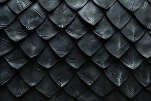 Matte black dragon scales texture, a Background Photo by MistyDay
