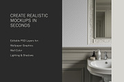 Paris Home | Bath No. 3 Mockup, a Household Mockup by Blixa 6 Studios (Thumbnail 3 of 7)