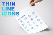 Flu Symptoms Icons Set 30 Templates, an Outline Icon by Alex Blogoodf (Thumbnail 2 of 10)