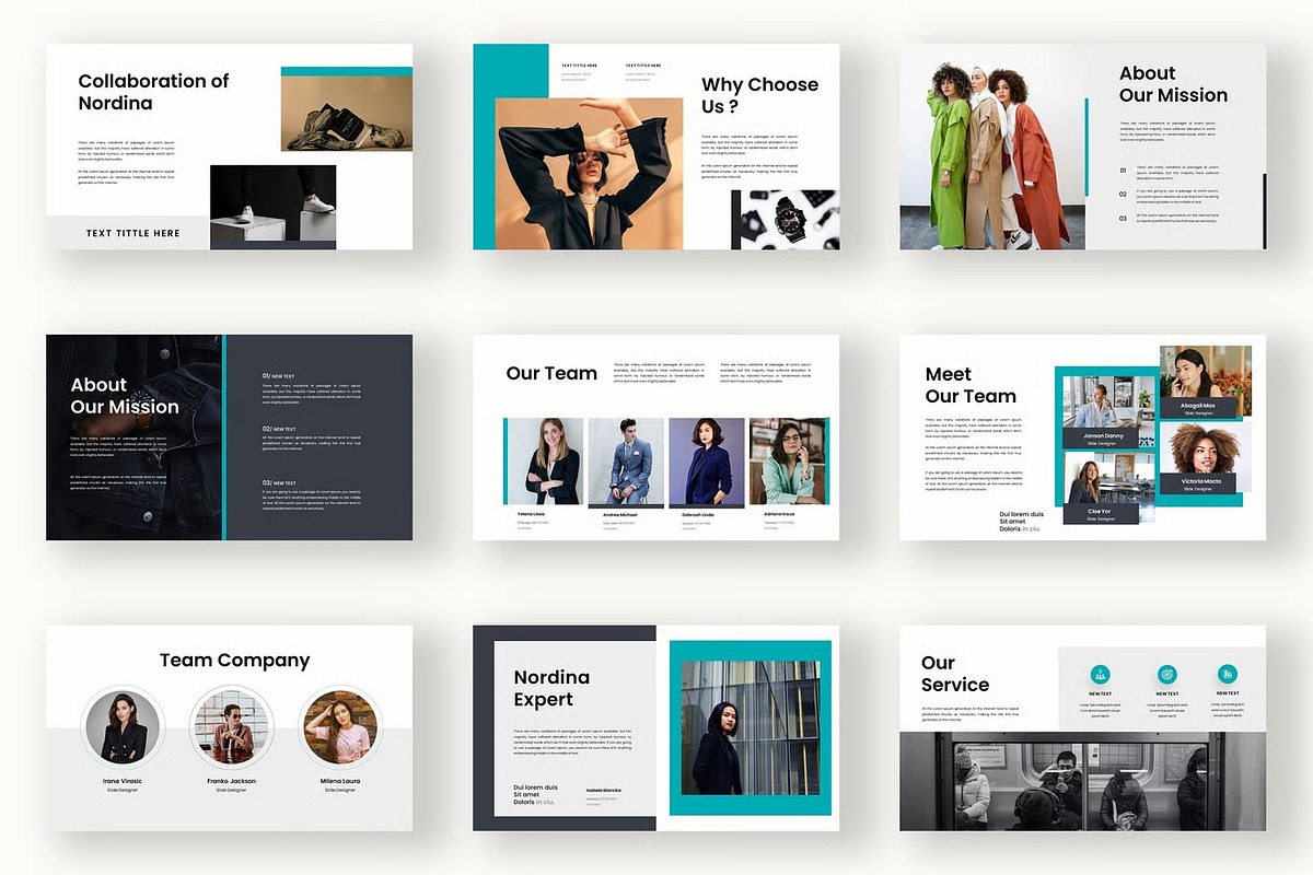 Nordina–Business PowerPoint Template, a Presentation Template by kreatifreya (Photo 3 of 5)