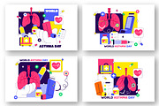 10 World Asthma Day Illustration, a Healthcare Illustration by denayunebgt (Thumbnail 3 of 4)