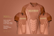 T-Shirt Neck VU Raglan L Mockup, a Shirt Mockup by Nanggroe Scripting (Thumbnail 2 of 9)