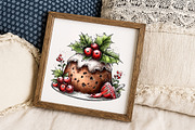 Whimsical Holiday Baking Clipart Bun, an Illustration by Libby Wishes (Thumbnail 2 of 7)