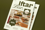 Green Beige Iftar Discount Flyer Set, a Flyer Template by graphicook (Thumbnail 2 of 3)