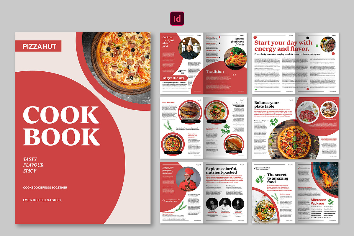 Cook Book Brochure Template