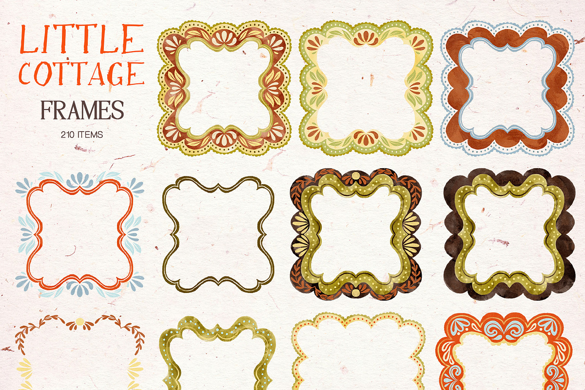 Little Cottage | Frames Clipart, an Object Graphic by GVGraphics (Photo 6 of 12)