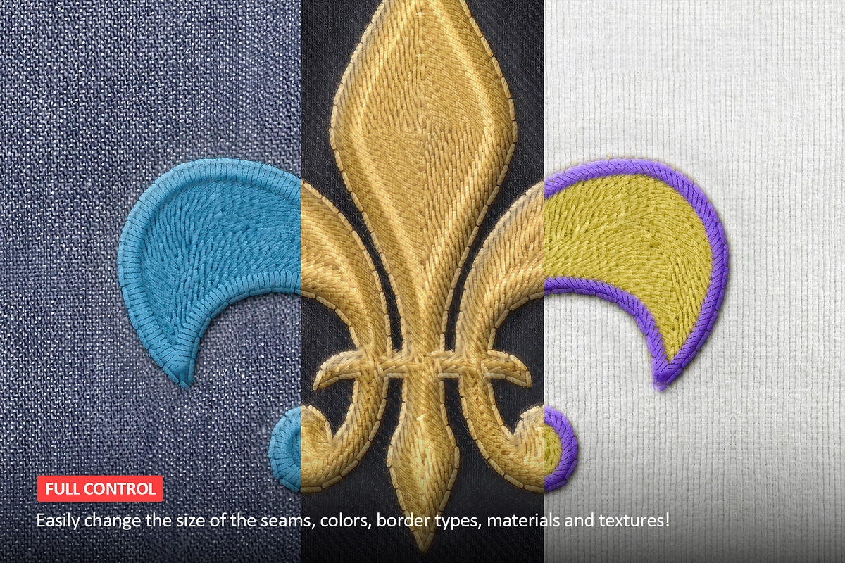 Realistic Embroidery PS Plugin, a Plug-in Add-On by Blacknull (Photo 4 of 12)