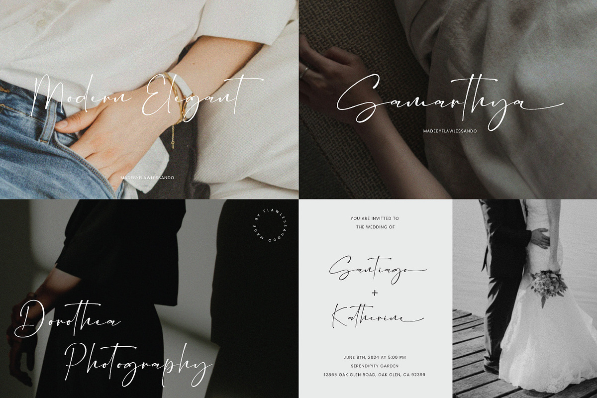 Modern Script Font Bundle, a Script Font by Flawless And Co (Photo 4 of 11)