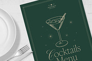 Christmas Cocktail Menu Template, a Flyer Template by BrandPacks (Thumbnail 4 of 5)