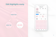 Instagram Highlights & Price Templat, a Marketing Template by Ink Gallery (Thumbnail 2 of 5)
