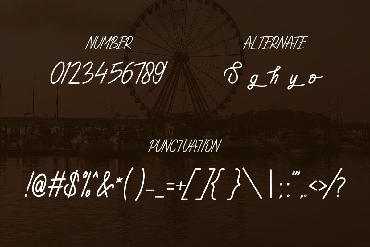 Sangheyo - Handwritten Font, a Handwritten Font by ENATIVE (Photo 3 of 5)