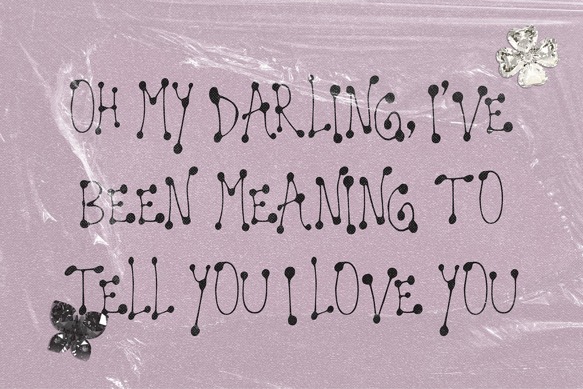 Hold That Note Dotted Display Font, a Handwritten Font by The October Creative (Photo 6 of 8)