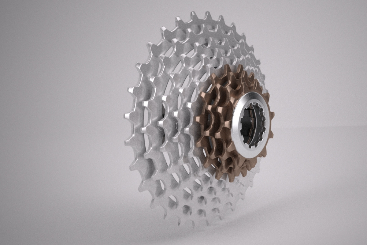 Mountain Bike Sprocket Set, an Object 3D Model by kjpargeterimages (Photo 1 of 5)