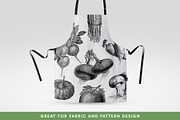220 Vintage Vegetable Illustrations, a Food Illustration by Graphic Goods (Thumbnail 10 of 12)