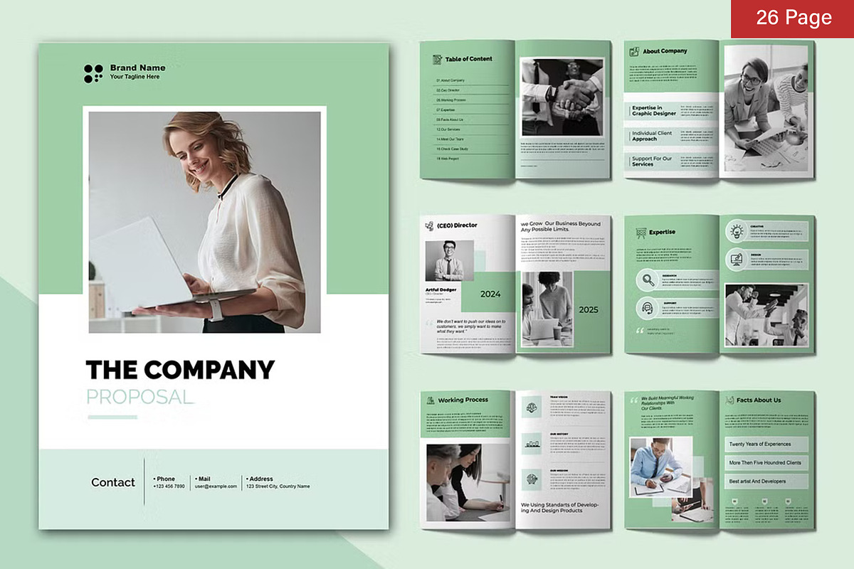 Brochure Bundle, a Brochure Template by ContestDesign (Photo 26 of 42)