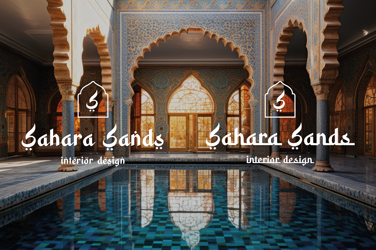 Sahara Scrolls - Arabic Typeface, a Script Font by HipFonts (Photo 9 of 11)