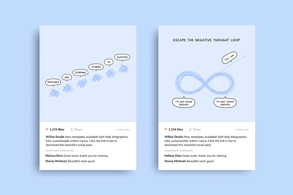 Self Help Infographics, a Social Media Template by Willoe Studio (Photo 13 of 13)