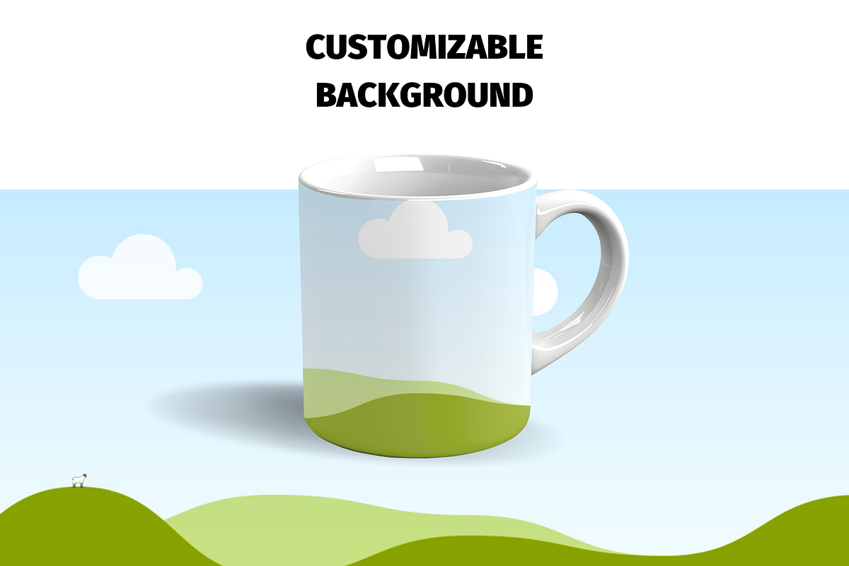 Mug Mockup Canva Template, a Cups & Container Mockup by GraphiCarola (Photo 4 of 7)