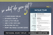 Resume CV Template MS Word (A4 + US), a Resume Template by LevelUpResume (Thumbnail 3 of 5)