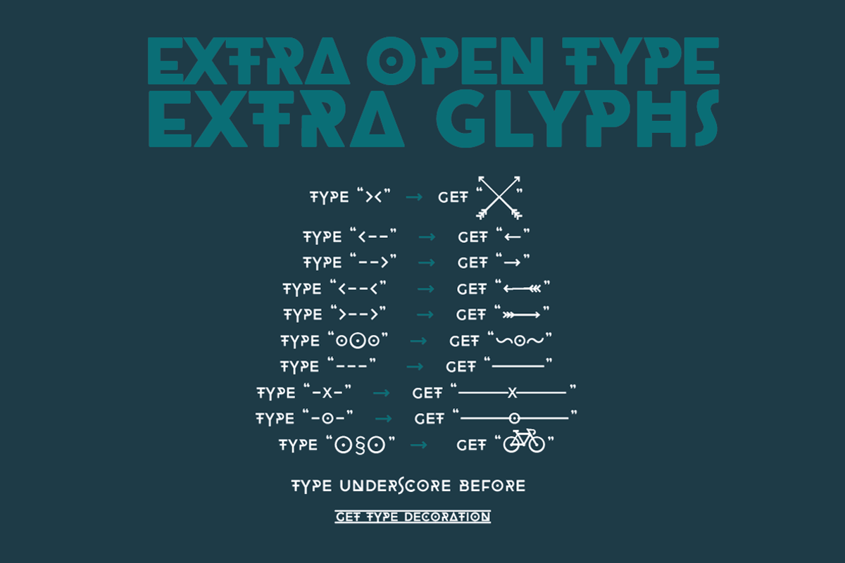 CocoBiker - 5 fonts, a Sans Serif Font by Zetafonts (Photo 9 of 10)