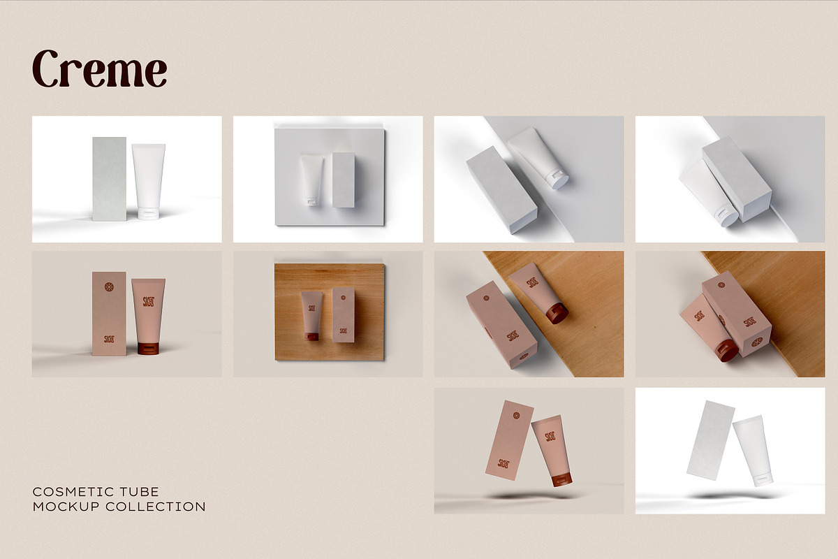 Cosmetic Tube Mockup, a Packaging Mockup by Sigelt (Photo 3 of 14)