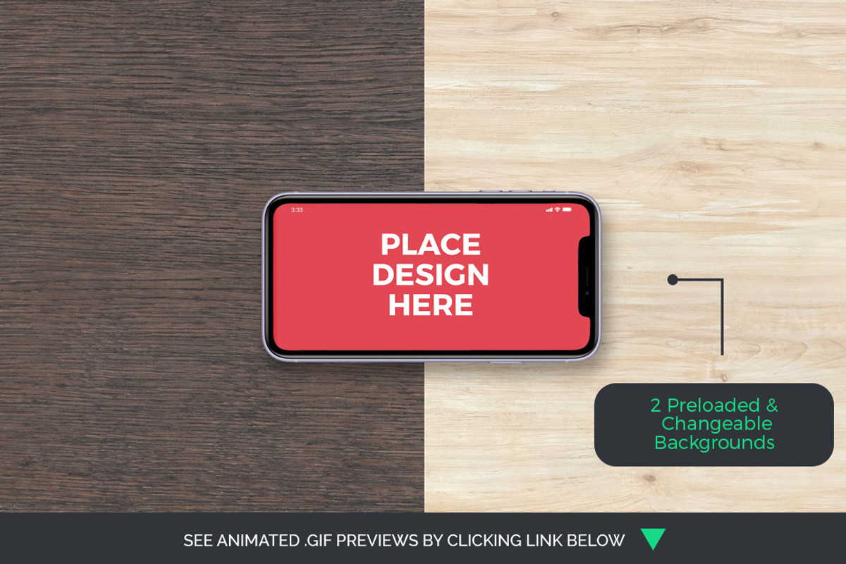 Animated iPhone 11 Mockups, an iPhone Mockup by Modern Studio (Photo 2 of 4)
