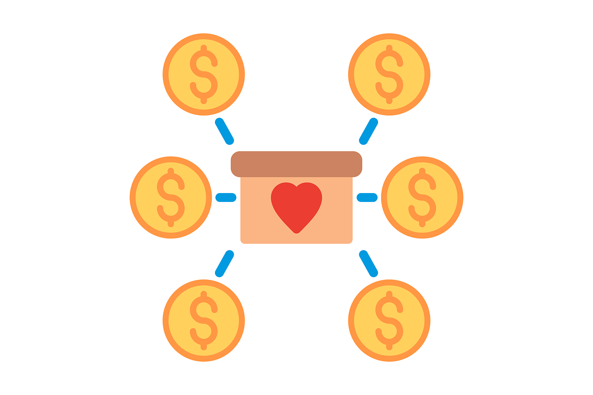 Crowdfunding Flat Icon, a Duotone Icon by Pexelpy (Photo 2 of 2)