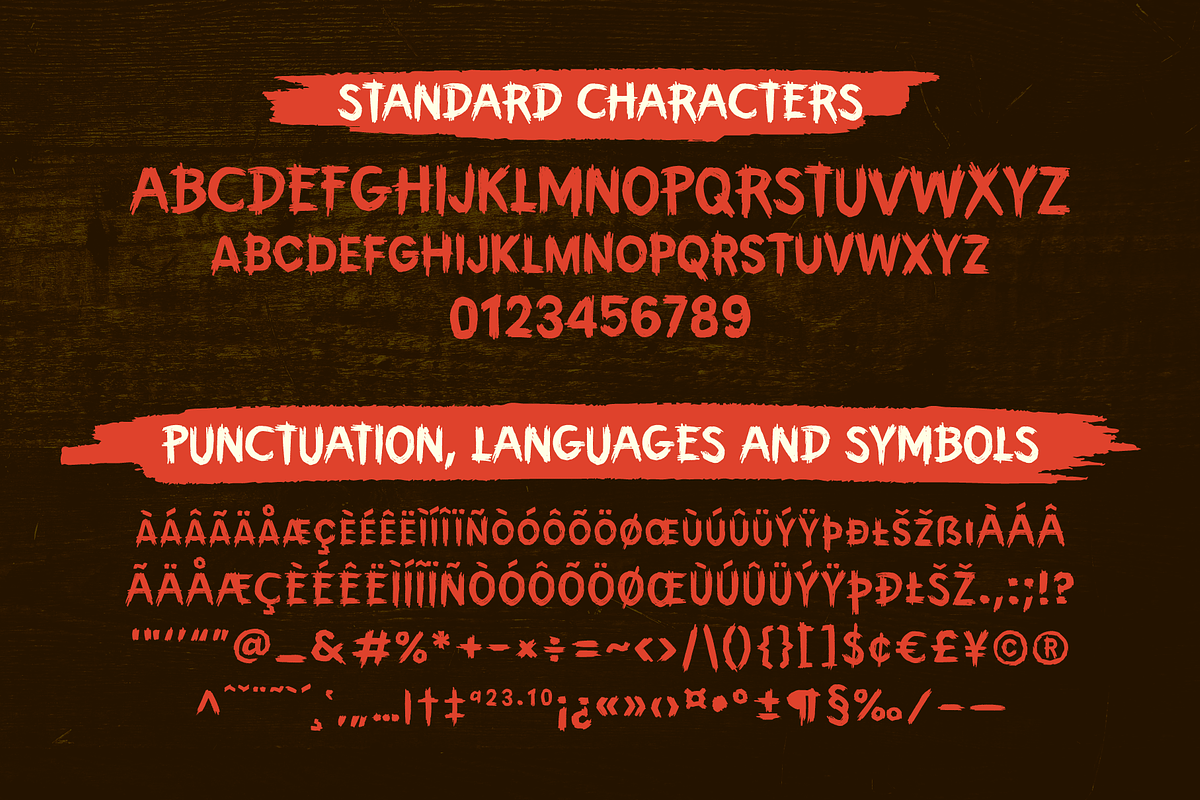 Grim Prairie: Western Horror Font, a Font by Wingsart Studio (Photo 3 of 15)