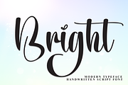 Bright | Script Font, a Handwritten Font by Scratchones (Thumbnail 1 of 9)