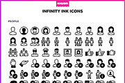 2100+ Infinity Ink icons, a Solid Icon by Icojam store (Thumbnail 8 of 12)