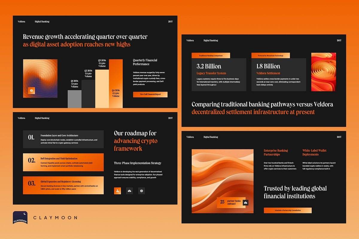 Digital Banking Platform Pitch Deck, a Presentation Template by Claymoon Lab (Photo 6 of 7)