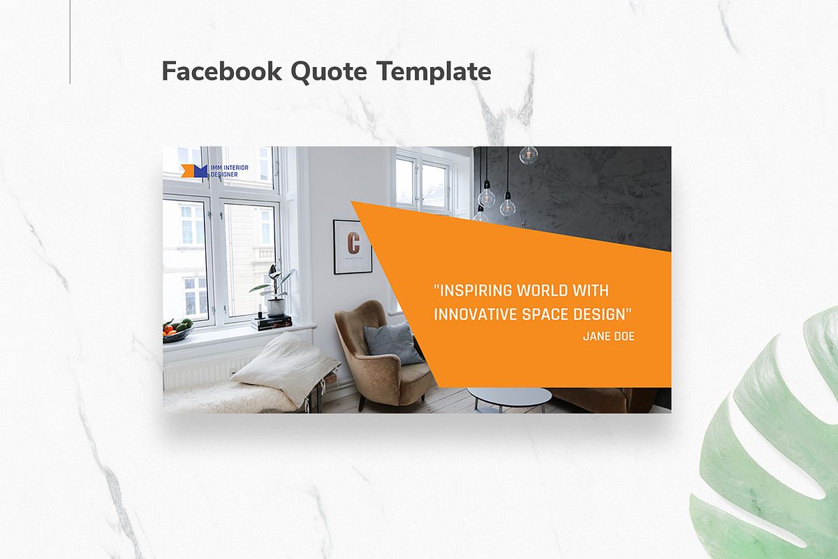 Interior Designer Facebook Materials, a Social Media Template by ...