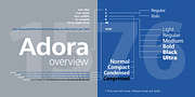 Adora PRO, a Sans Serif Font by preussTYPE (Thumbnail 33 of 40)