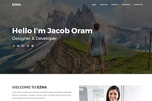 Ezna Personal Portfolio Template