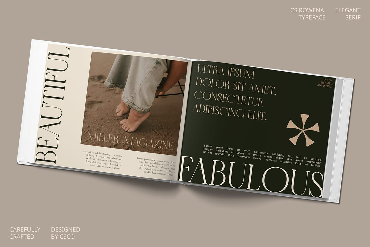 CS Rowena – Serif Font, a Serif Font by Craft Supply Co. (Photo 4 of 8)