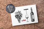 Cocktails and alcohol drinks, a Food Illustration by natadanko (Thumbnail 4 of 5)