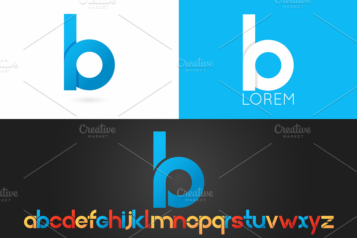 Letter B logo vector icon, a Branding & Logo Template by PushLogo (Photo 1 of 3)