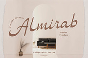 Almirab, a Script Font by kerismaker (Thumbnail 1 of 12)