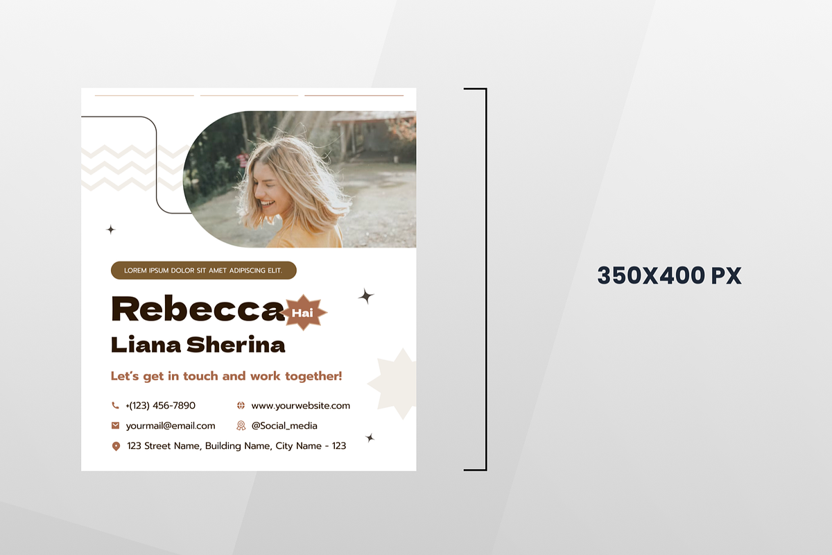 Aexera Aesthetic - Email Signature, an UI Kit Template by SquidPixey (Photo 3 of 4)