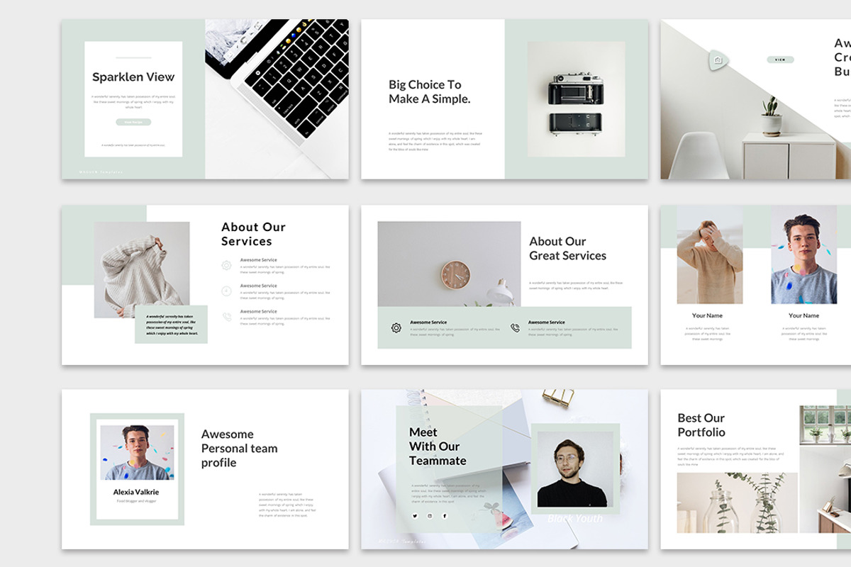 Sparklen - Clean Power Point, a Presentation Template by Raseuki (Photo 4 of 6)