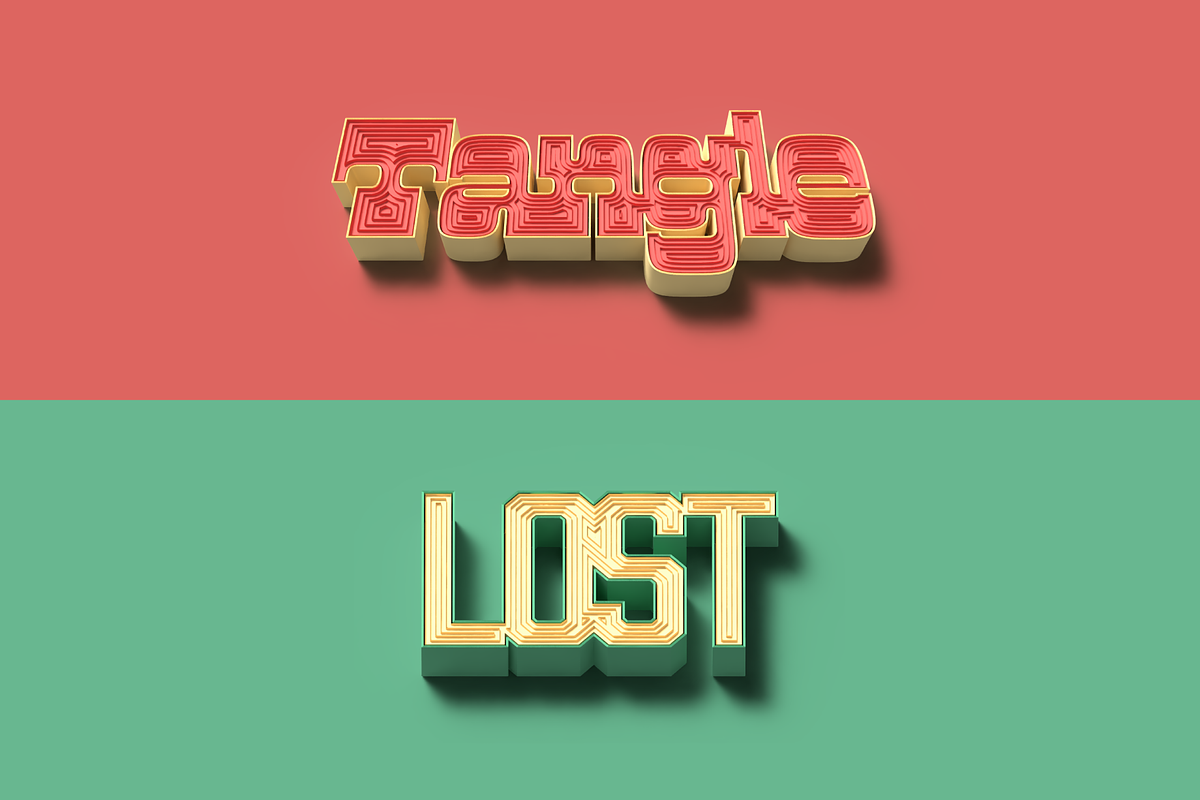MAZE - Editable Graphic Style, a Layer Style Add-On by DKNG Studios (Photo 2 of 3)