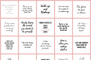 25 Beauty Quotes Instagram Pack, a Social Media Template by The Reverie Collective (Thumbnail 2 of 2)