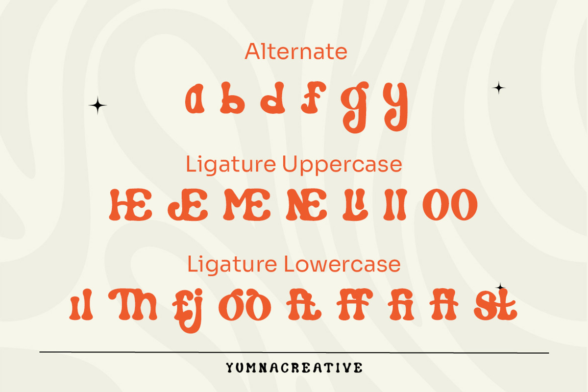 Hoynes - Retro Font, a Handwritten Font by Dhabee (Photo 4 of 13)
