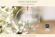 Crystal Glass Ornament Video Mockup, a Cups & Container Mockup by MockupsBox (Thumbnail 1 of 5)