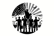 Labor Day Builder Pack, an Illustration by hafijul (Thumbnail 10 of 21)