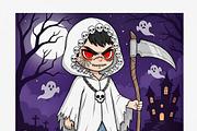 Procreate Halloween Chibi Creator, a Brush Add-On by OneBerryCreations (Thumbnail 9 of 9)