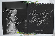 White Marble Calligraphy Font, a Script Font by CallMeStasia (Thumbnail 2 of 10)