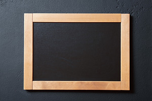 Background with chalkboard on black